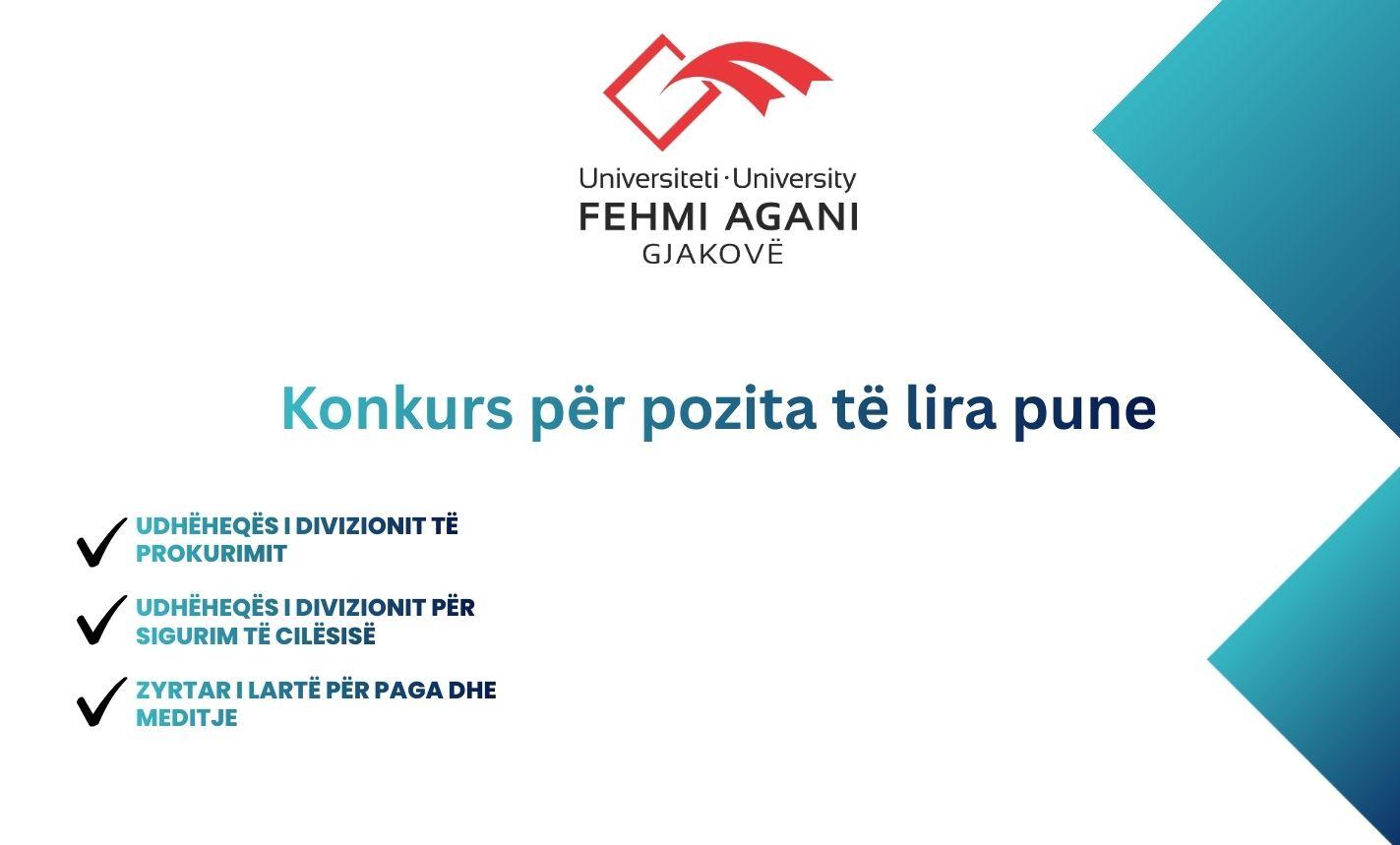 Konkurs për pozita të lira pune